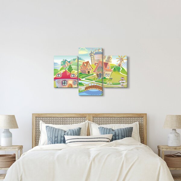 Slika - Pisano mesto (90x60 cm)