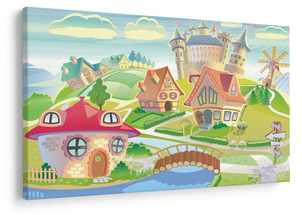 Slika - Pisano mesto (90x60 cm)