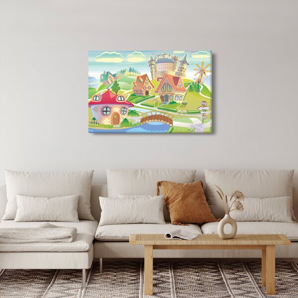 Slika - Pisano mesto (90x60 cm)