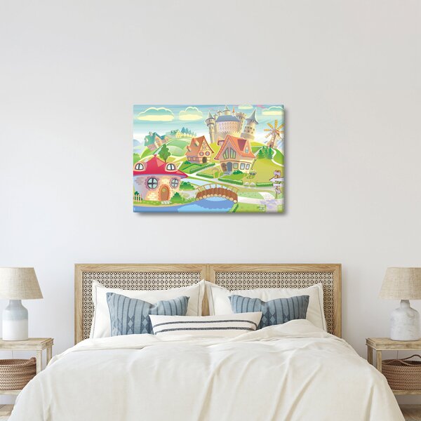 Slika - Pisano mesto (70x50 cm)