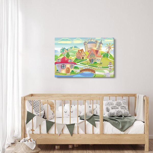 Slika - Pisano mesto (90x60 cm)