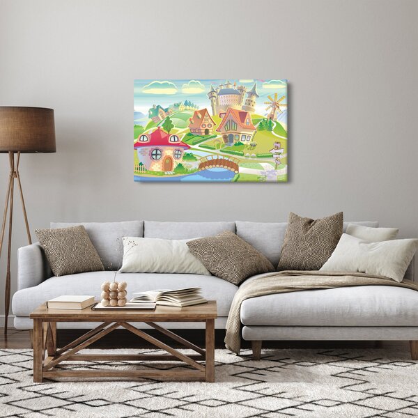 Slika - Pisano mesto (90x60 cm)