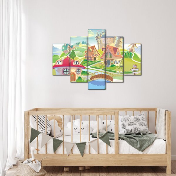 Slika - Pisano mesto (150x105 cm)