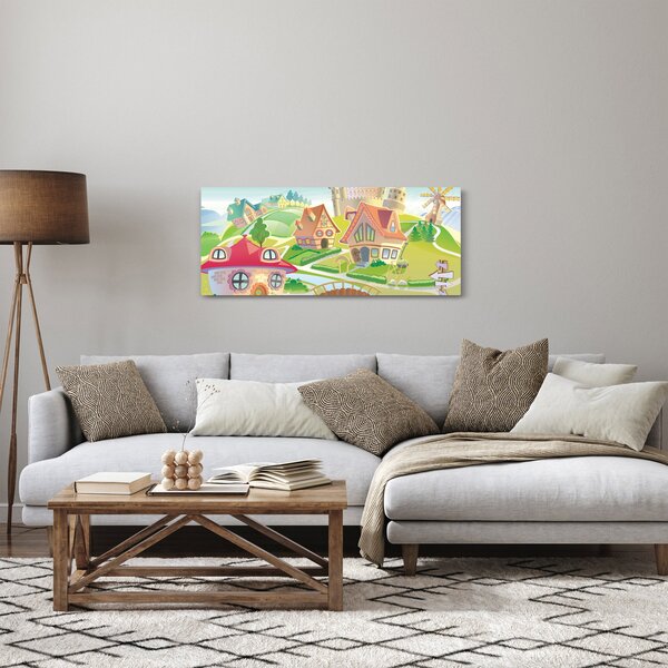 Slika - Pisano mesto (120x50 cm)