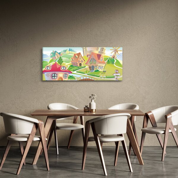 Slika - Pisano mesto (120x50 cm)
