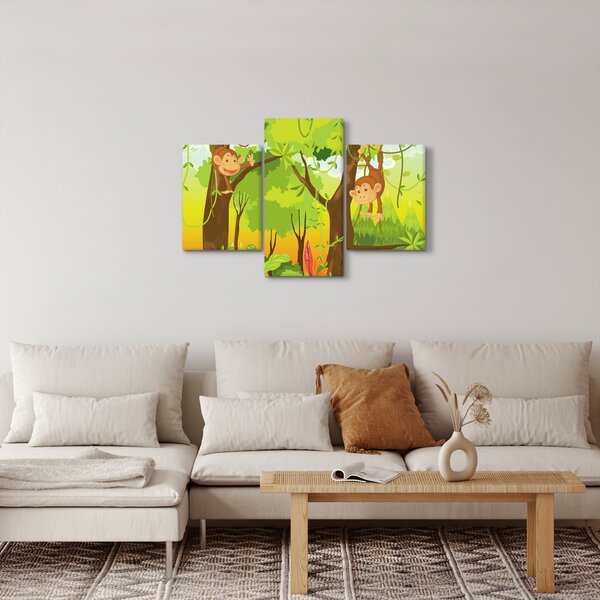 Slika - Opice (90x60 cm)