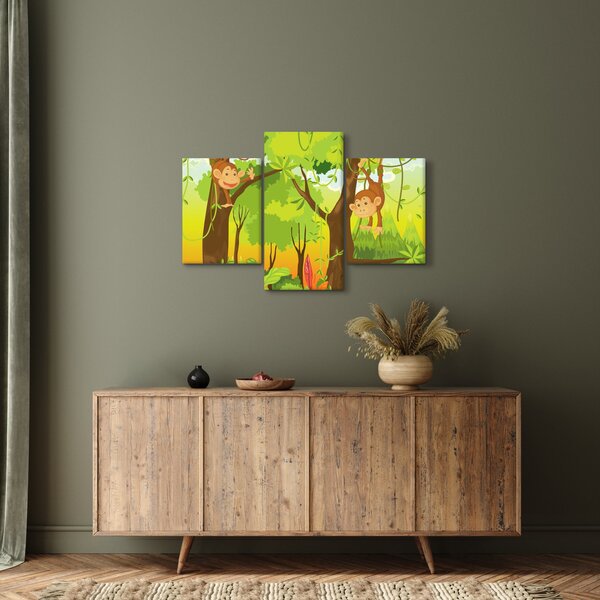 Slika - Opice (90x60 cm)