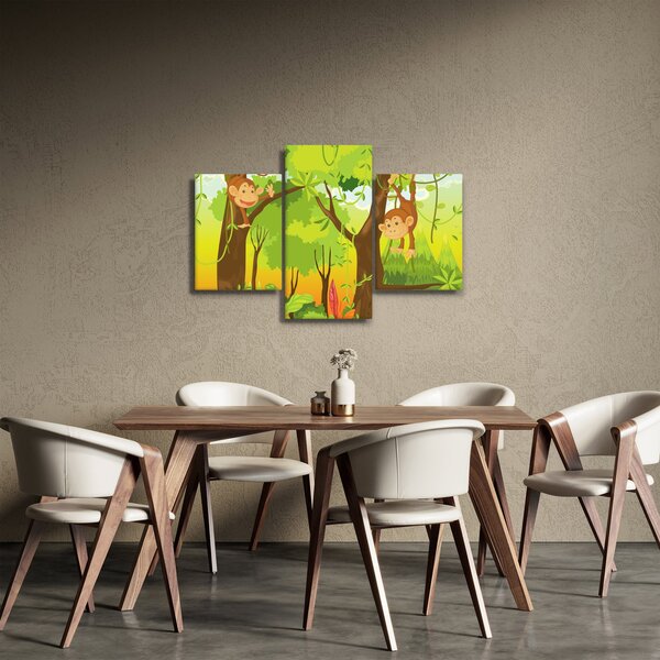 Slika - Opice (90x60 cm)