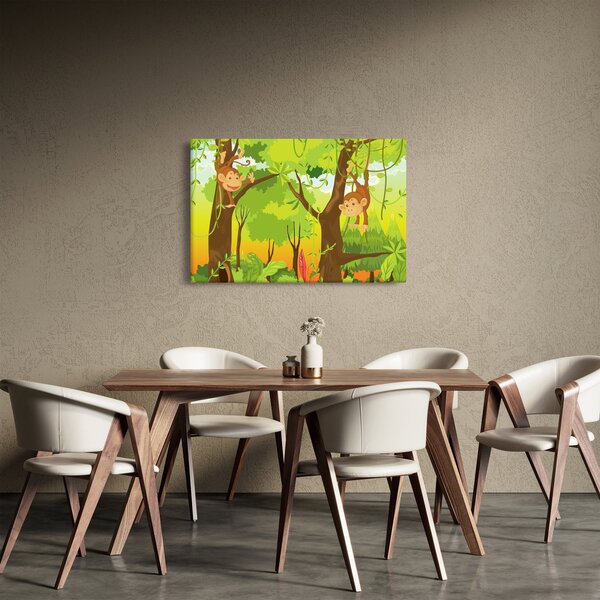 Slika - Opice (90x60 cm)