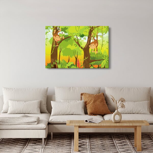 Slika - Opice (90x60 cm)