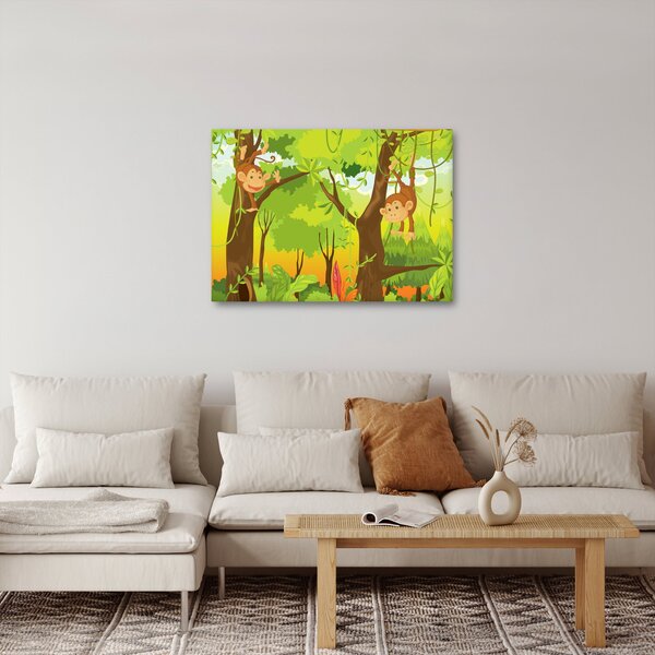 Slika - Opice (70x50 cm)