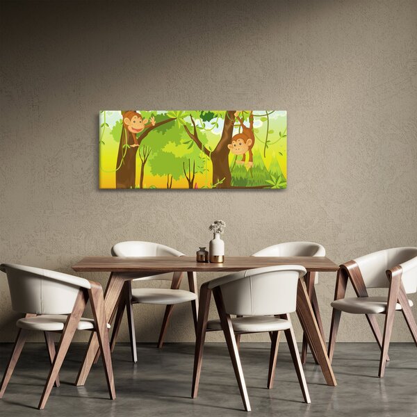 Slika - Opice (120x50 cm)