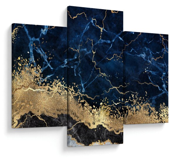 Slika - Temno modri marmor (90x60 cm)