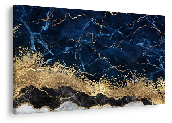 Slika - Temno modri marmor (90x60 cm)