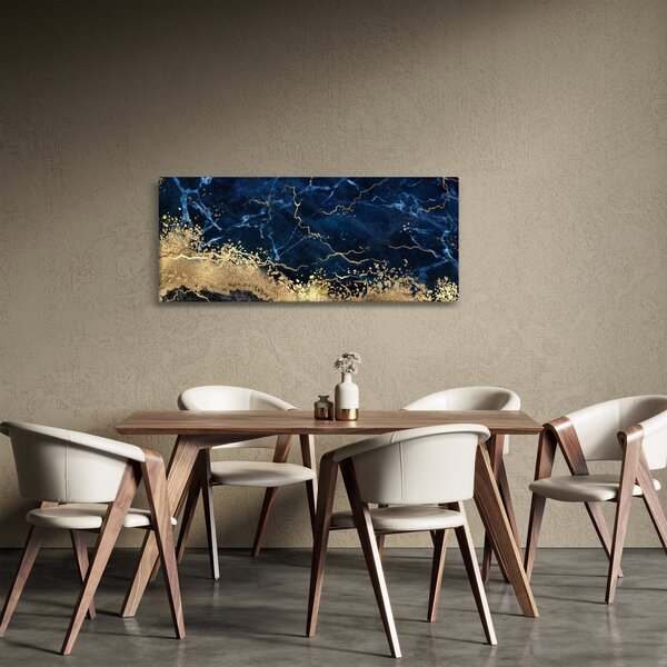 Slika - Temno modri marmor (120x50 cm)