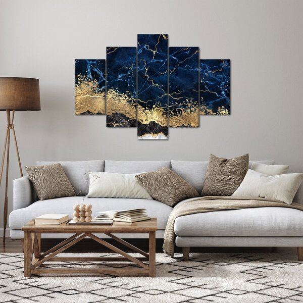 Slika - Temno modri marmor (150x105 cm)