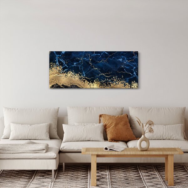 Slika - Temno modri marmor (120x50 cm)