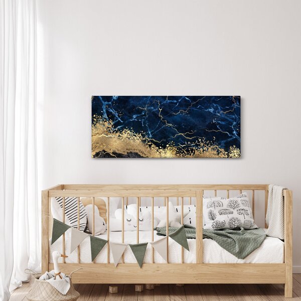 Slika - Temno modri marmor (120x50 cm)