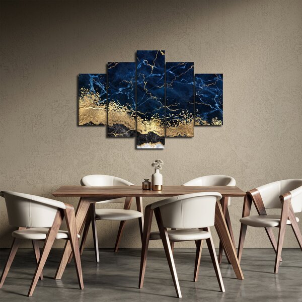 Slika - Temno modri marmor (150x105 cm)