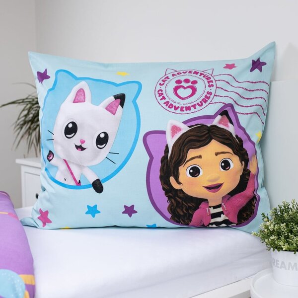 Pamučna dječja posteljina za krevet za jednu osobu 140x200 cm Gabby's Dollhouse "Balloon" – Jerry Fabrics