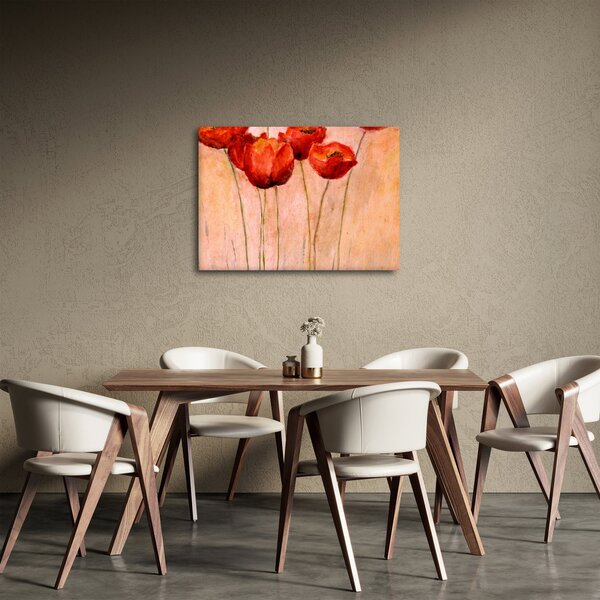 Slika - Rdeči tulipani (70x50 cm)