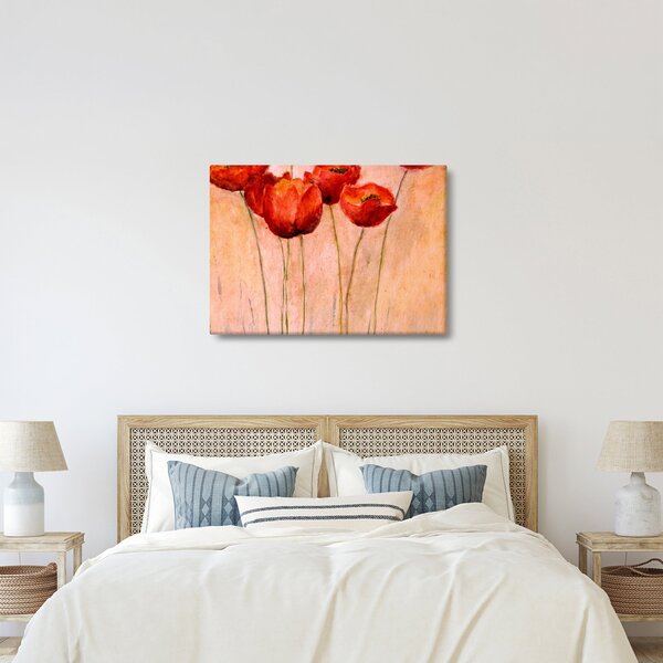 Slika - Rdeči tulipani (70x50 cm)