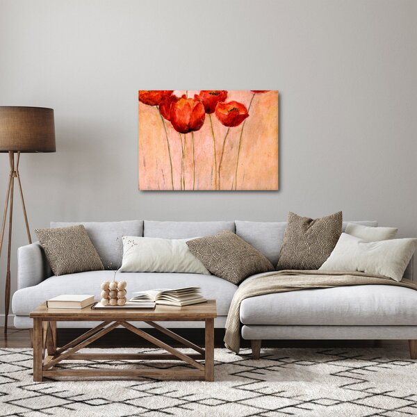 Slika - Rdeči tulipani (70x50 cm)