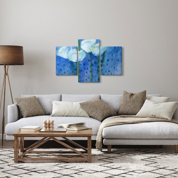 Slika - Beli tulipani (90x60 cm)