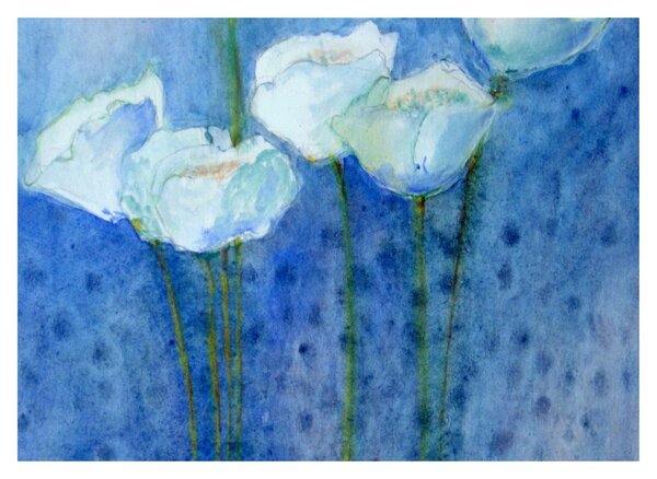 Slika - Beli tulipani (70x50 cm)