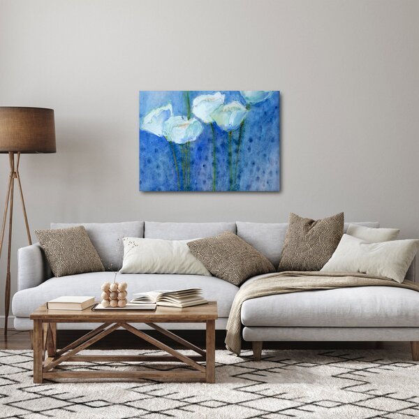 Slika - Beli tulipani (70x50 cm)