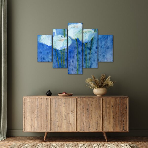 Slika - Beli tulipani (150x105 cm)