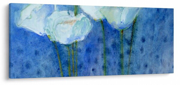 Slika - Beli tulipani (120x50 cm)