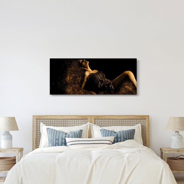 Slika - Zlata ženska (120x50 cm)