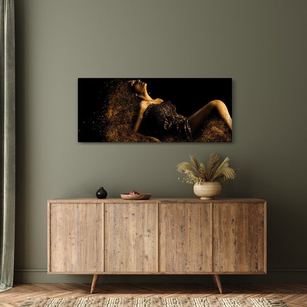 Slika - Zlata ženska (120x50 cm)