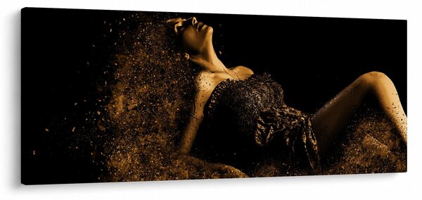 Slika - Zlata ženska (120x50 cm)