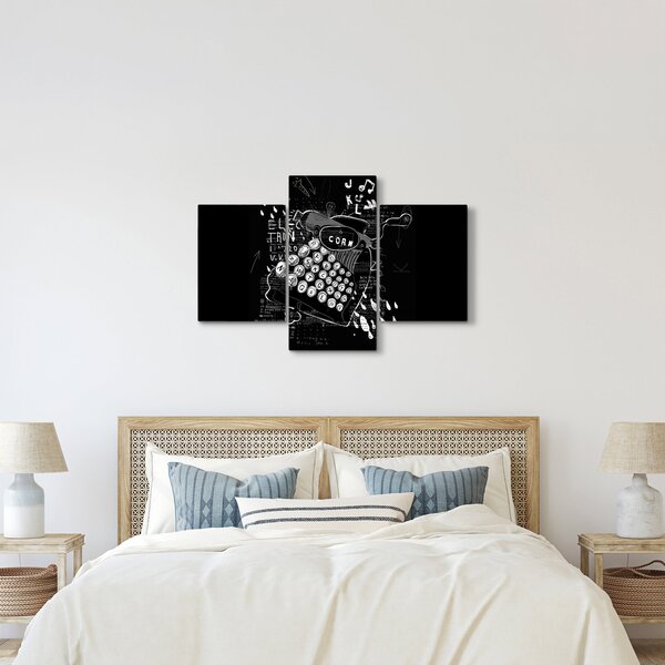 Slika - Risba v slogu Banksyja (90x60 cm)