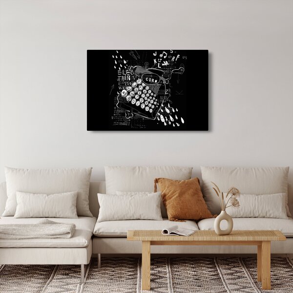 Slika - Risba v slogu Banksyja (90x60 cm)