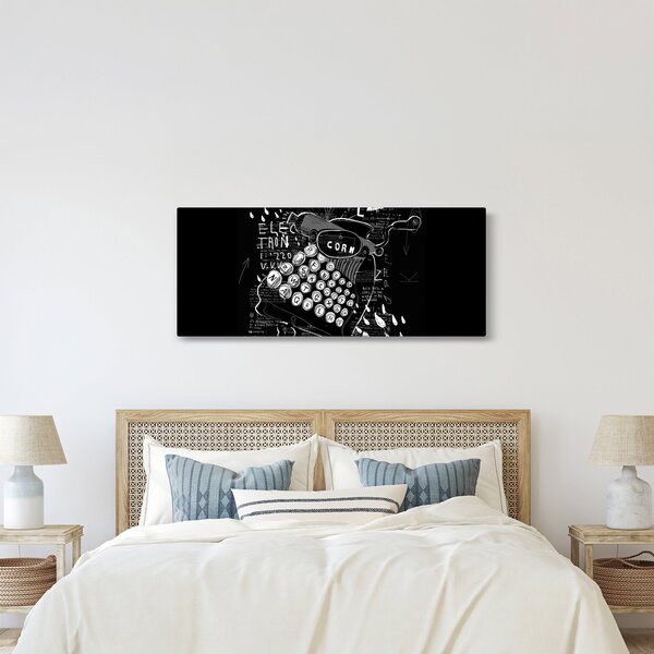 Slika - Risba v slogu Banksyja (120x50 cm)