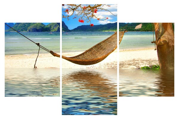 Slika - Sprostite se na plaži (90x60 cm)