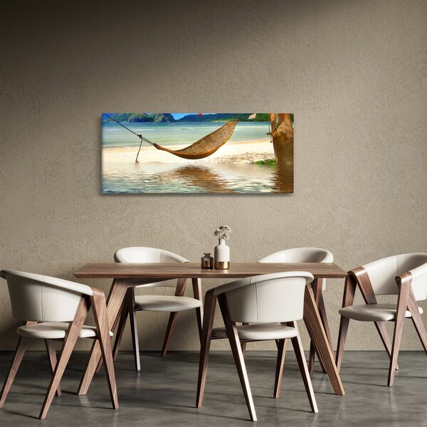Slika - Sprostite se na plaži (120x50 cm)