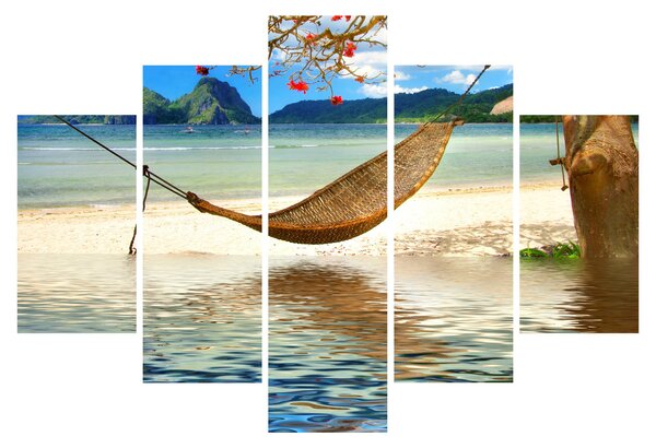 Slika - Sprostite se na plaži (150x105 cm)