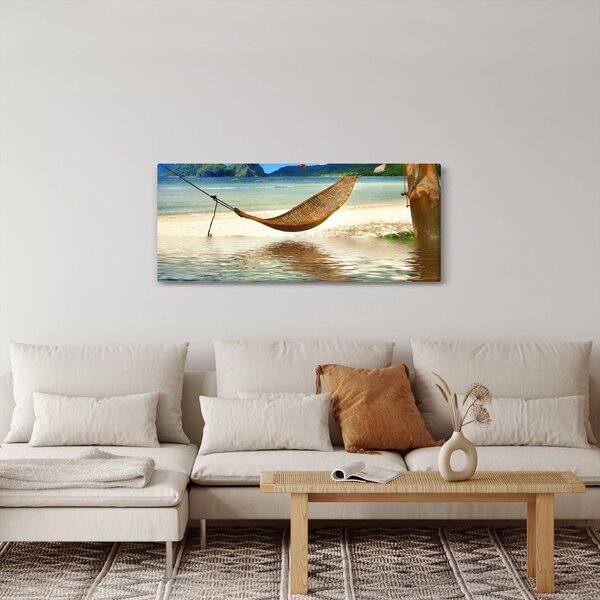 Slika - Sprostite se na plaži (120x50 cm)