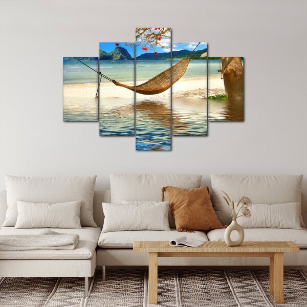 Slika - Sprostite se na plaži (150x105 cm)