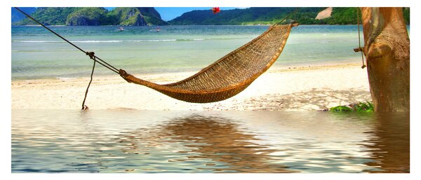 Slika - Sprostite se na plaži (120x50 cm)