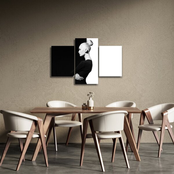Slika - Ženska à la jin in jang (90x60 cm)