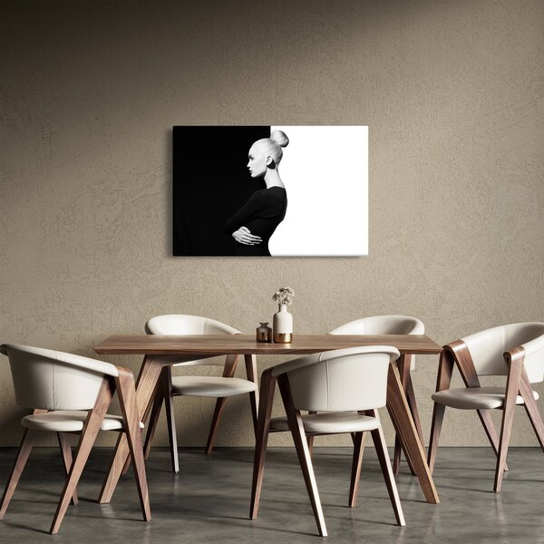 Slika - Ženska à la jin in jang (90x60 cm)