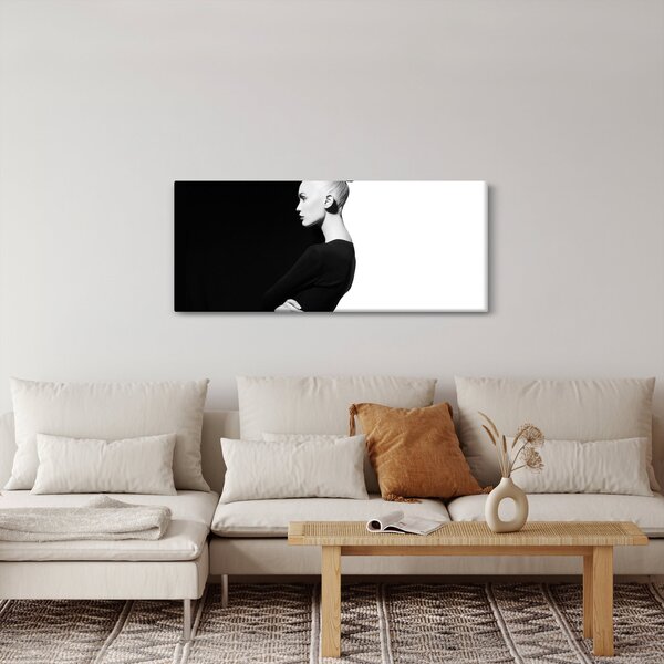 Slika - Ženska à la jin in jang (120x50 cm)