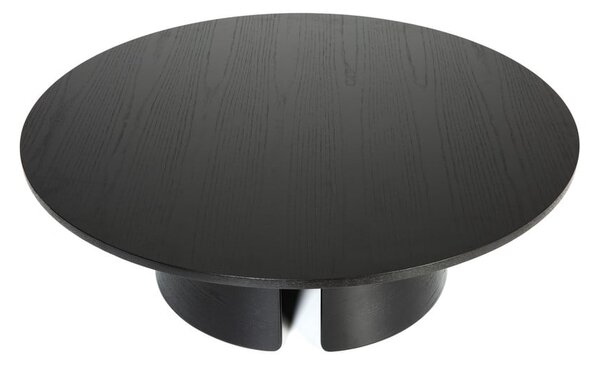 Crni stolić Teulat Cep, ø 110 cm