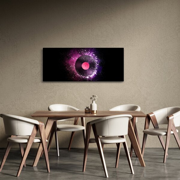 Slika - Vinilna plošča v roza-vijolični barvi (120x50 cm)