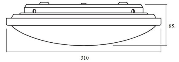 Ledvance - LED Prigušiva stropna svjetiljka ORBIS LED/17W/230V 2700-6500 + DU